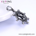 33422 xuping Hot selling  fashion Stainless Steel jewelry black gun color cool  pendant